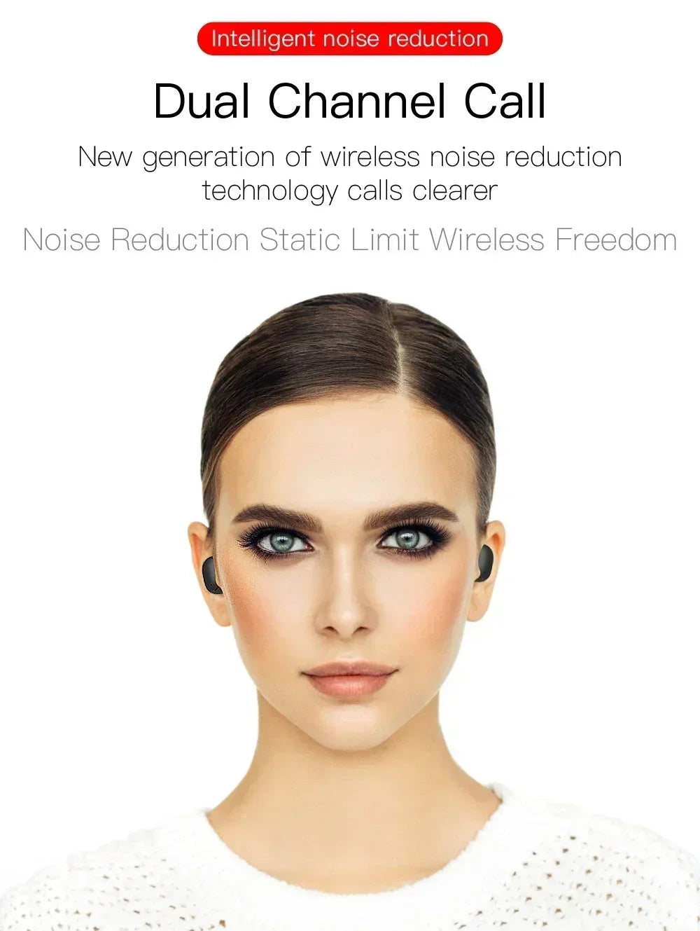 Auriculares inalámbricos Bluetooth E6S TWS auriculares Bluetooth auriculares inalámbricos auriculares con cancelación de ruido con micrófono