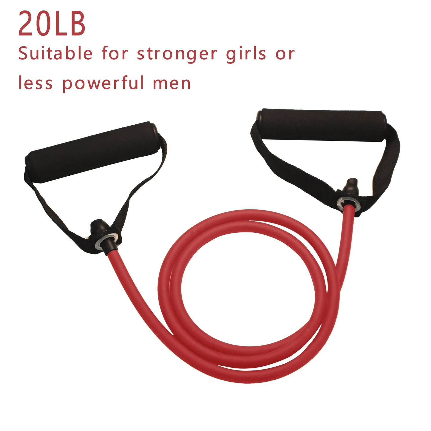 Bandas de Resistencia con Asas – Set de Entrenamiento de Fuerza para Gimnasio en Casa para Hombres y Mujeres