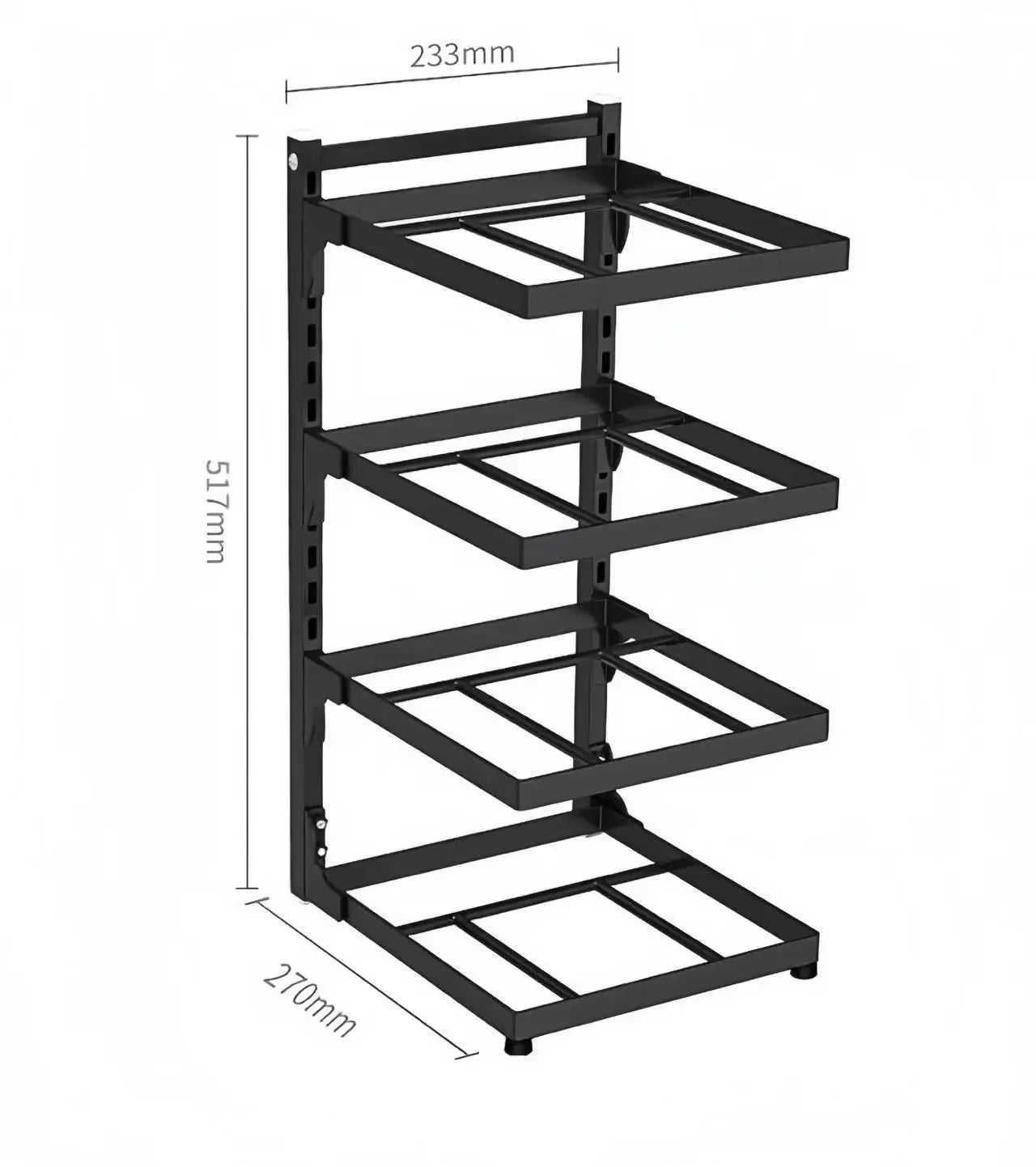 Estante de almacenamiento para fregadero de cocina, estante de almacenamiento para cocina multicapa para armarios de estufa para el hogar, estante para ollas ajustable