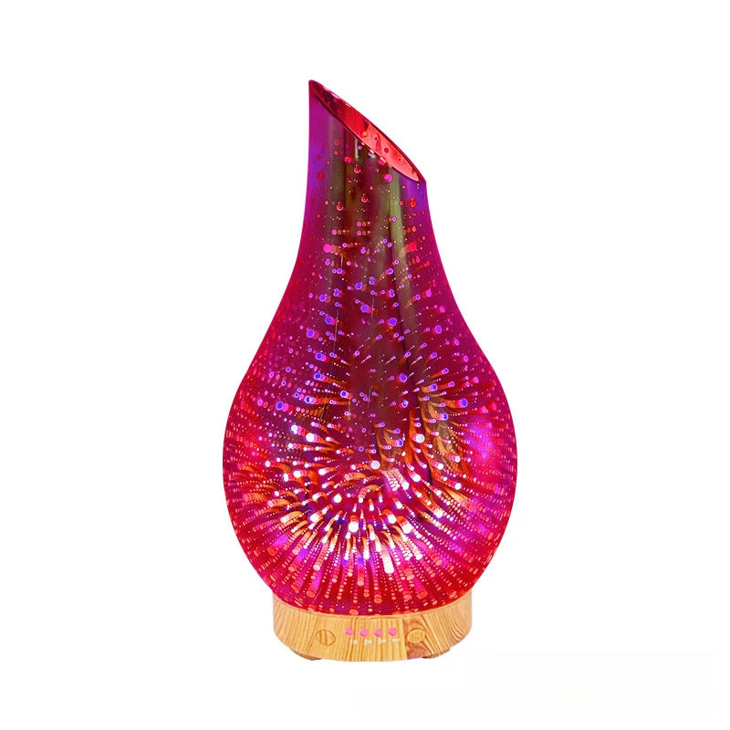 Difusor de aceites esenciales, humidificador ultrasónico de aromaterapia 3D, ajuste de temporizador de apagado automático, decoración de Aroma para regalo de oficina en casa