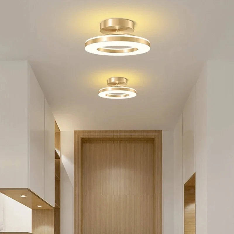 Lámpara de techo LED moderna, iluminación interior, decoración del hogar para dormitorio, mesa de comedor, sala de estar, balcón, pasillo, luz de techo