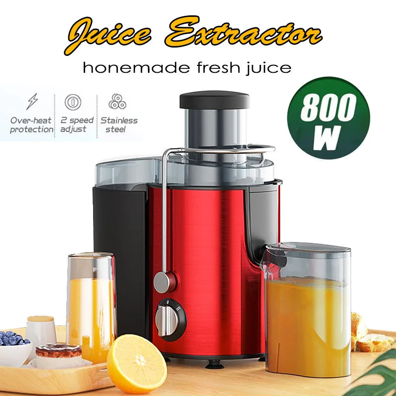 Extractor de jugo, máquinas exprimidoras profesionales, calibre de gran capacidad, separación de escoria, exprimidor eléctrico automático multifunción
