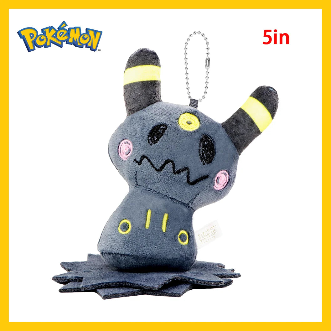 Llavero de peluche Mimikyu Eevee, colgante de anime de Pocket Monster con personajes de Eeveelution y Snorlax, para coleccionistas, regalo y decoración para fans de Sylveon
