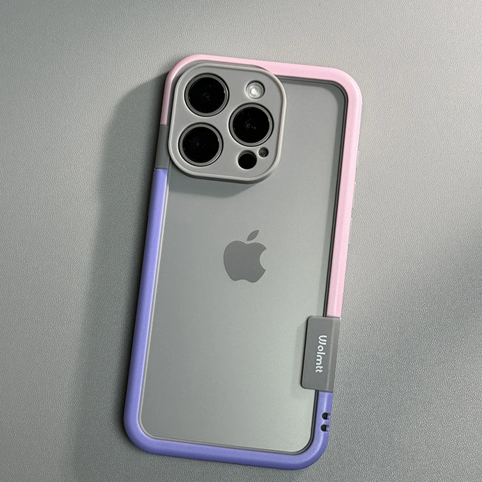 Funda de teléfono con marco de silicona suave a prueba de golpes para iPhone 17 Pro Max 13 14 15 16 Plus NoBack protección contra la disipación de calor cubierta de parachoques