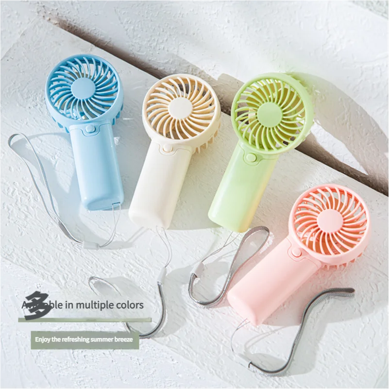Ventilador Portátil MEET SUN, Ventilador Pequeño Creativo y Conveniente, Ventilador de Bolsillo, Ventilador de Mano Ligero con Batería AAA, Mini Ventilador de Mano, Enfriador de Aire