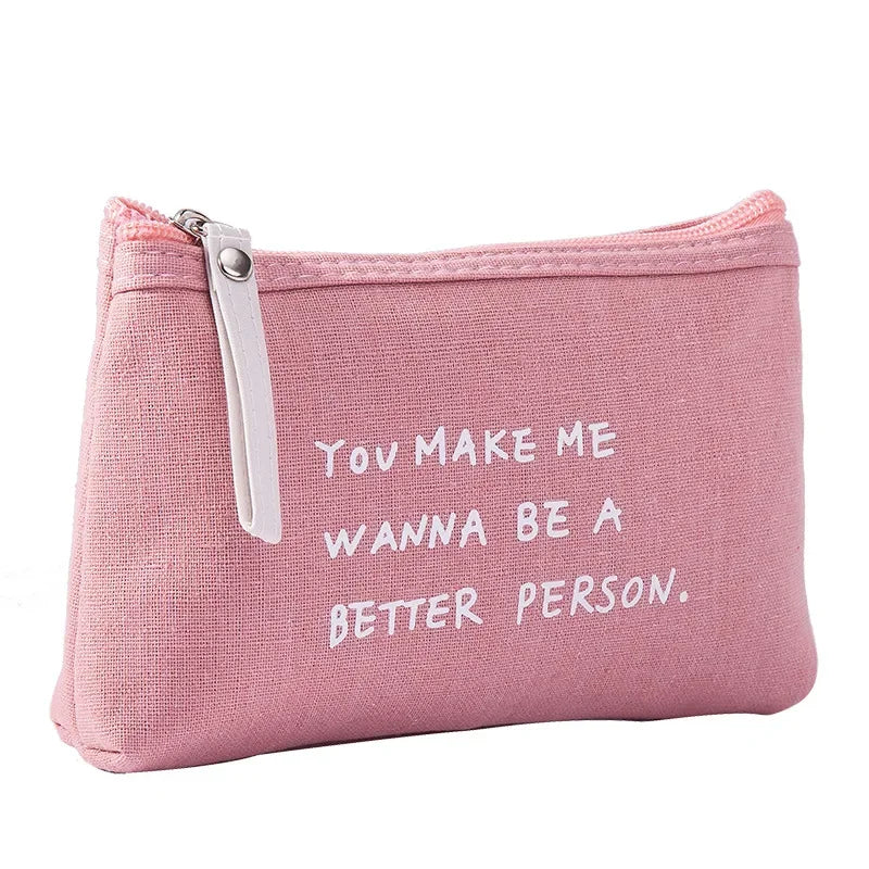 Bolsas de tela para lápices, estuche para lápices Kawaii, estuches grandes para lápices, bolsa de cosméticos de viaje, organizadores de papelería escolar para volver a la escuela