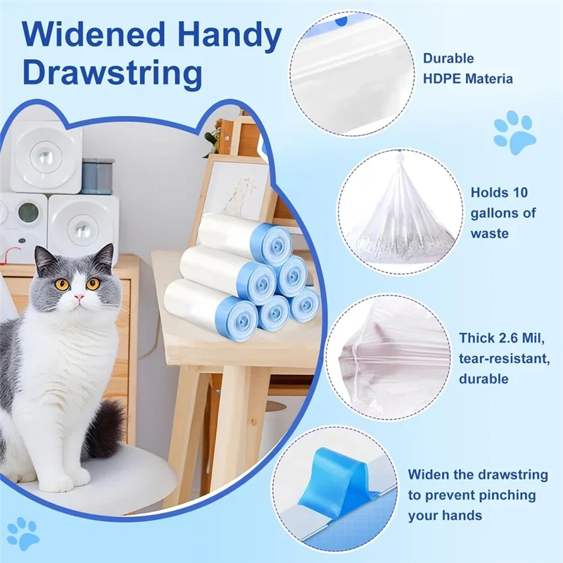 Las bolsas de arena para gatos se utilizan como bolsas de arena para gatos para cubrir cajas de arena para gatos ultragruesas en hogares.