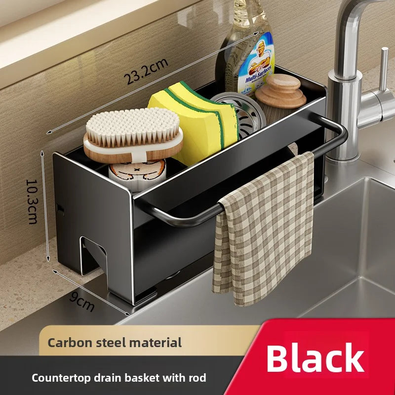 Soporte para fregadero de cocina, soporte para esponja, escurridor de platos, organizadores, accesorios de almacenamiento, estante, organizador de almacenamiento, estante de secado de platos, aparatos