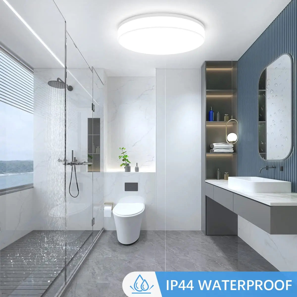 IRALAN-Luz LED de techo ultrafina de estilo moderno para el hogar, luz de estudio para dormitorio, sala de estar, AC 90-260V, iluminación para comedor