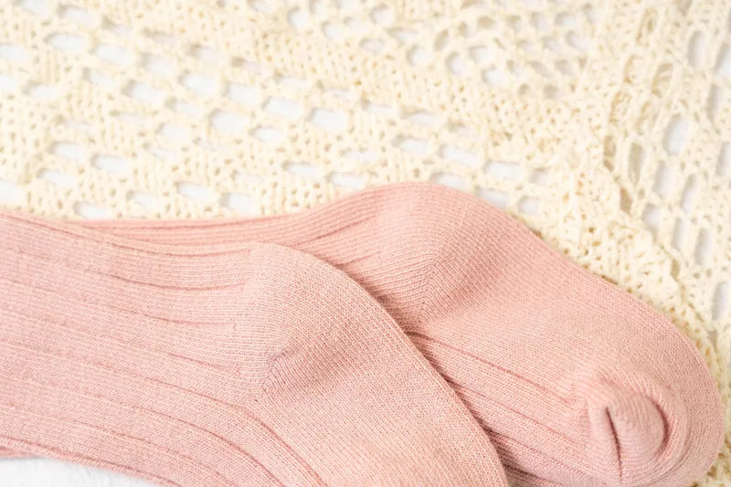 Calcetines Largos con Encaje para Niñas