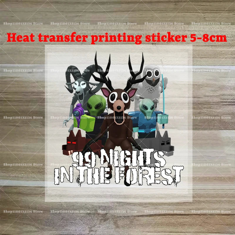 Estuches para lápices de 99 noches en los bosque, bolsas grandes para bolígrafos de dibujos animados, bolsa de lápices multicapa de Anime para niños y niñas, suministros de papelería escolar