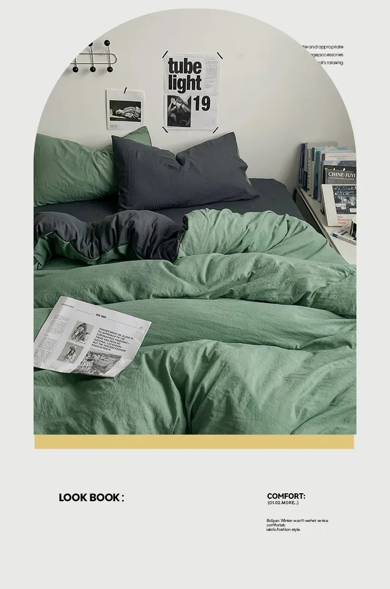 Juegos de edredón de cama, funda nórdica, sábanas con funda de almohada, juego de ropa de cama para cama Queen/King, edredones de cama