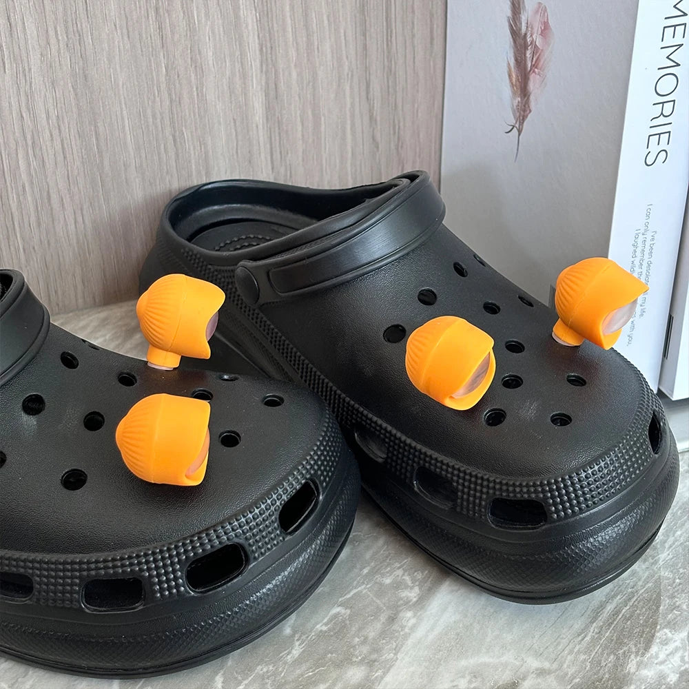 8 luces LED de PVC para zapatos, accesorios ideales para caminar de noche, acampar y pasear perros, luces para zapatos, 3 modos de iluminación