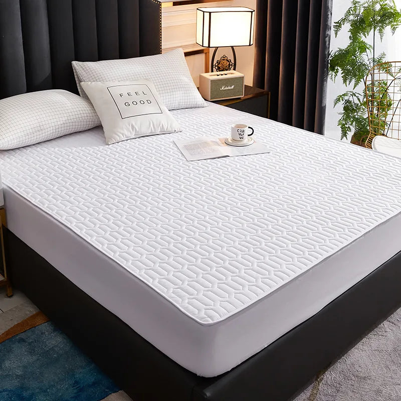 Funda impermeable para colchón, elástica y transpirable, para dormitorio, sala de estar, diseño de dibujos animados, protector de colchón impermeable, 180x200