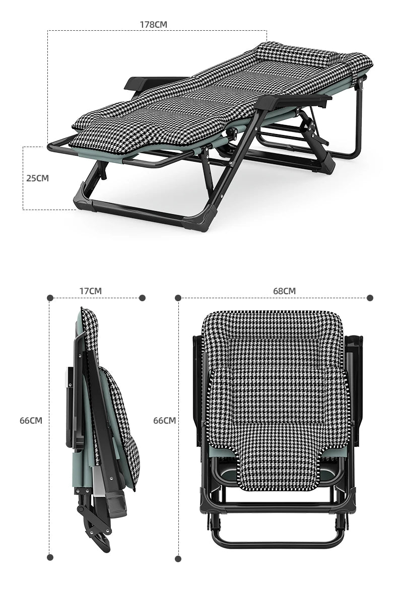 Chaise Lounge Reclinables, muebles de relajación para el hogar, oficina, playa, balcón, relajante y plegable
