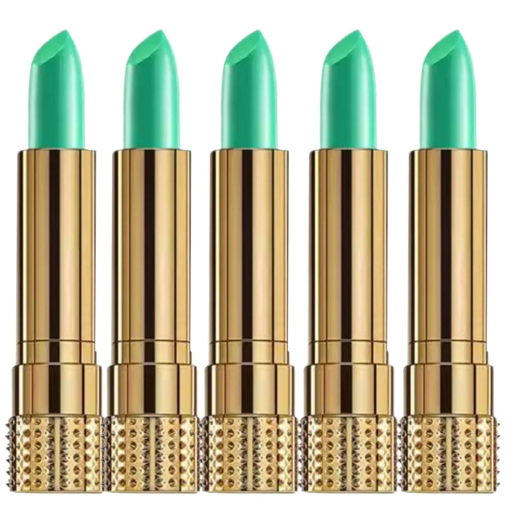 Lápiz Labial Mágico que Cambia de Color, Bálsamo Labial que Reacciona a la Temperatura, Larga Duración, Nutritivo, Hidratante, Brillo Labial Impermeable, Maquillaje Mate