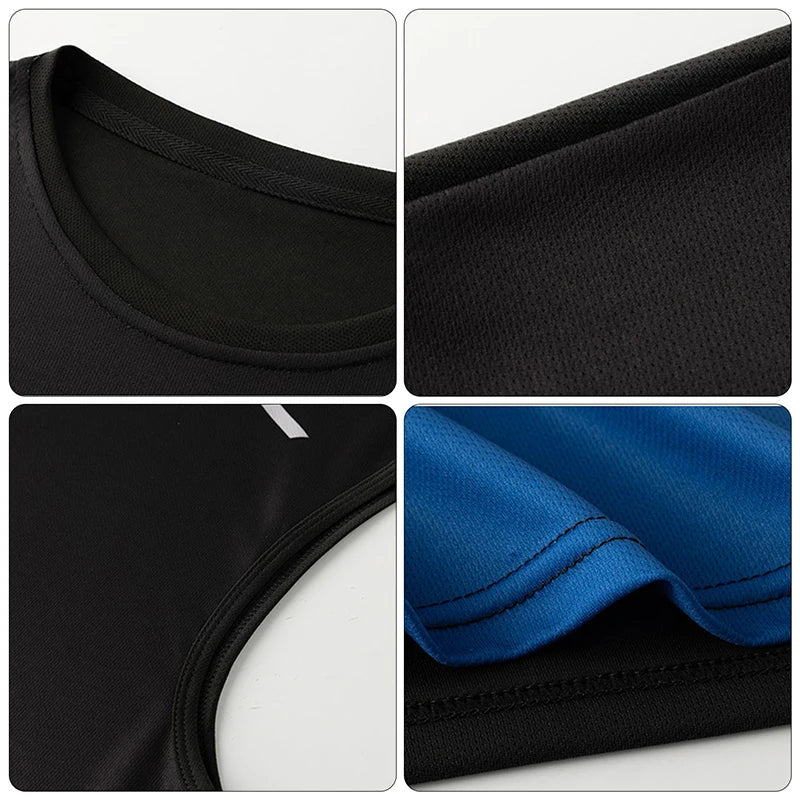 Chaleco de Verano de Secado Rápido para Maratón, Chaleco Deportivo Ligero y Transpirable para Hombre, Chaleco de Malla Absorbente de Humedad para Correr