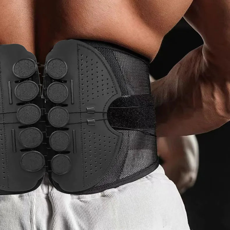 Envoltura de soporte Lumbar Unisex, Protector de cintura transpirable para espalda, Corrector de postura, cintura cálida