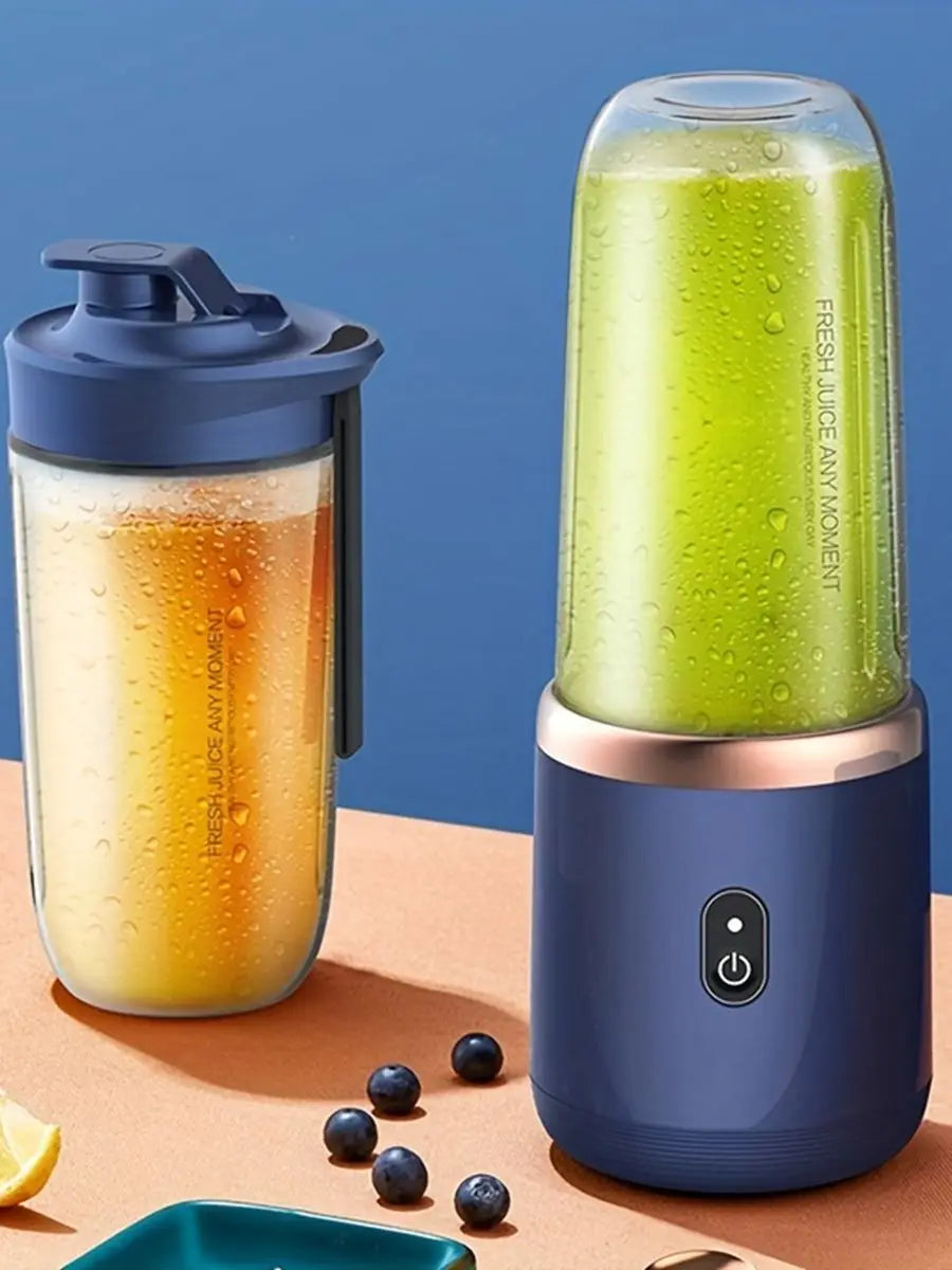 Licuadora Portátil Eléctrica con 6 Cuchillas, Multifuncional, para Jugos, Smoothies, Hielo y Procesamiento de Alimentos