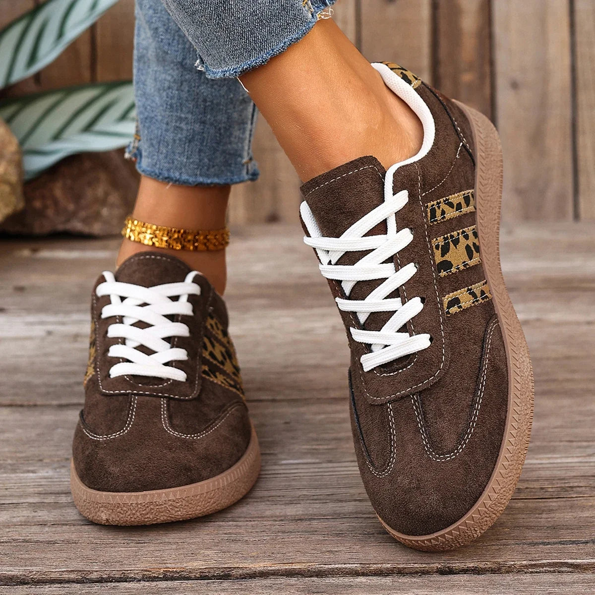2025 nuevas zapatillas De deporte para Mujer, Zapatos planos informales a la moda, Zapatos vulcanizados con punta redonda y cordones, Zapatos planos cómodos para Mujer, Zapatos De Mujer