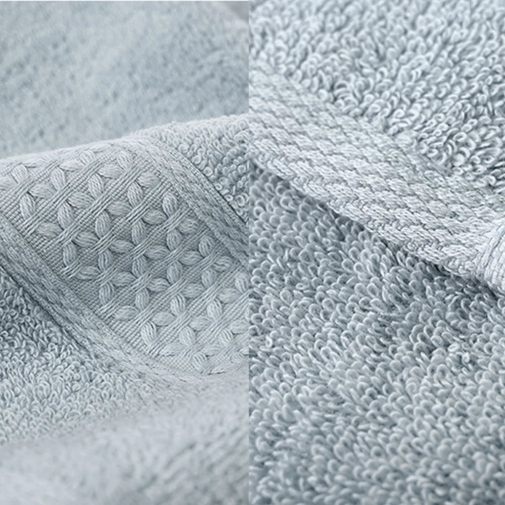 Toalla de Baño, Toallita de Algodón, Toalla de Color Sólido, Suave y Absorbente, Uso Multiusos para Baño de Hotel