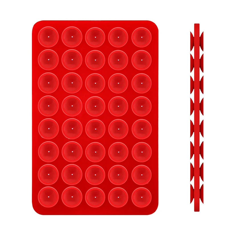 Paquete de 1 almohadilla con ventosa con respaldo adhesivo para almohadilla segura 40; Ventosa de silicona bifáctica para sujetar teléfonos inteligentes, ventosa adhesiva