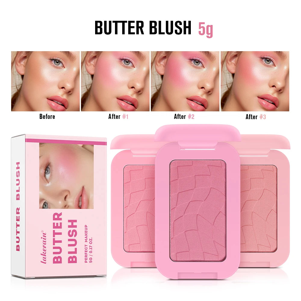Matte Butter rubor Bronzer Longwear maquillaje facial con hasta 12 horas de uso fórmula vegana-Merry Butta
