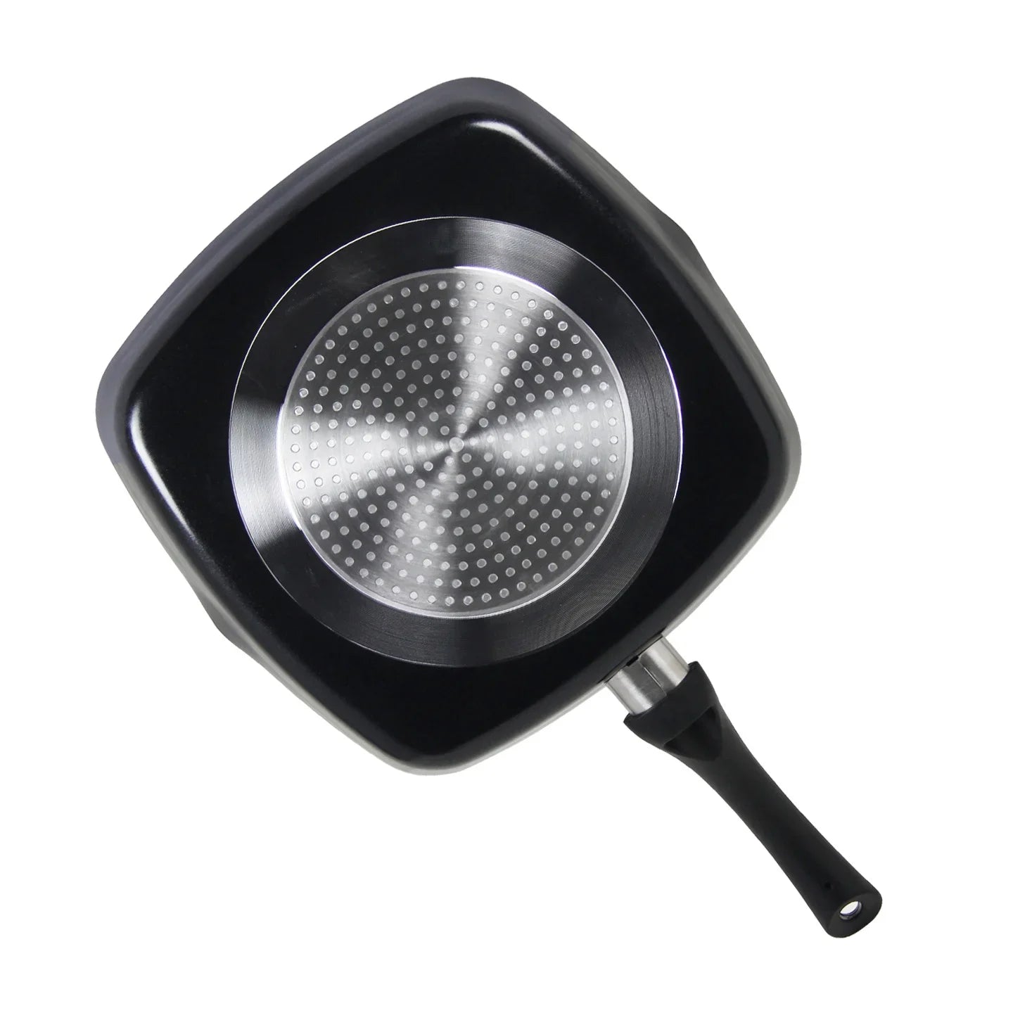 Sartén Antiadherente Cuadrada: Ideal para Asar Carnes y Verduras (Diseño Cuadrado): Fácil de Limpiar, Perfecta para la Cocina
