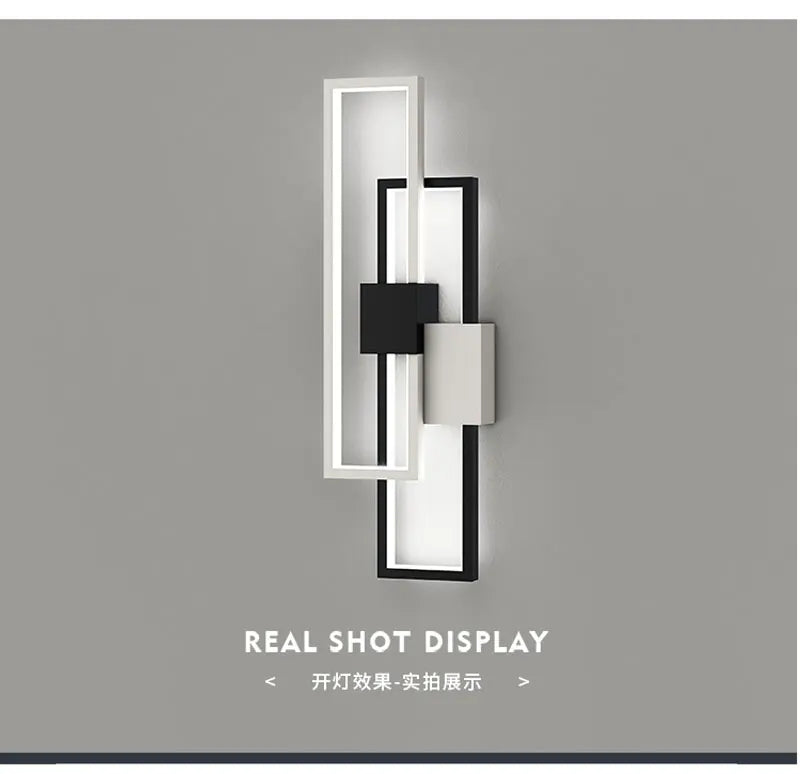 Lámparas de pared LED modernas para sala de estar, estudio, dormitorio, mesita de noche, pasillo, escaleras, decoración del hogar, accesorios de iluminación interior