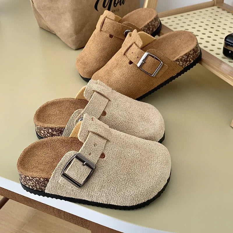2025 primavera nuevos zapatos de cuero para niños para niñas moda estilo coreano suave antideslizante elegante versátil transpirable pisos