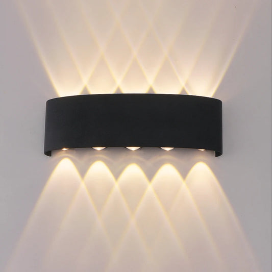 Lámpara de pared LED para interior arriba y abajo, luz de pared Interior para dormitorio, sala de estar, pasillo, iluminación exterior, decoración del hogar
