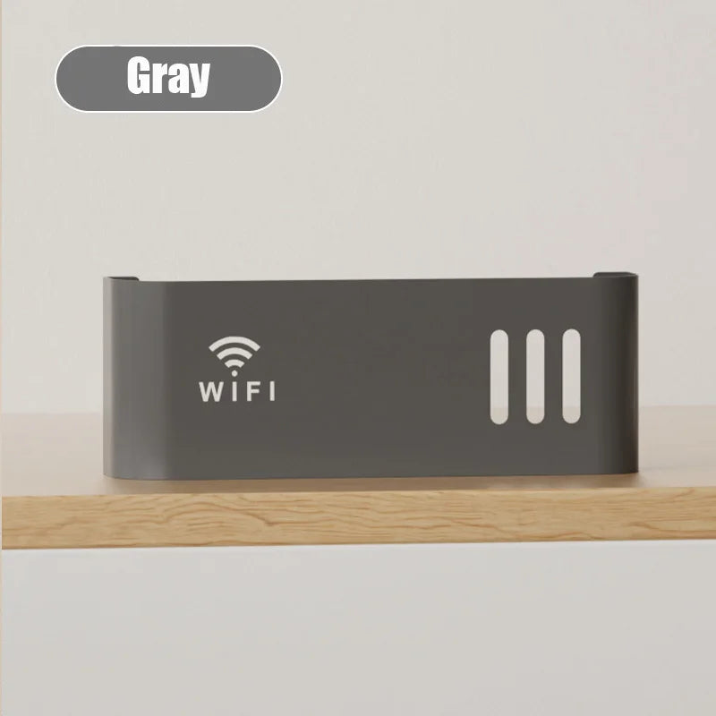 Caja de almacenamiento para enrutador de montaje en pared, estantes de almacenamiento inalámbricos con WIFI, organizador para el salón, ocultador WiFi, estante para colgar en la pared, estante para cabecera
