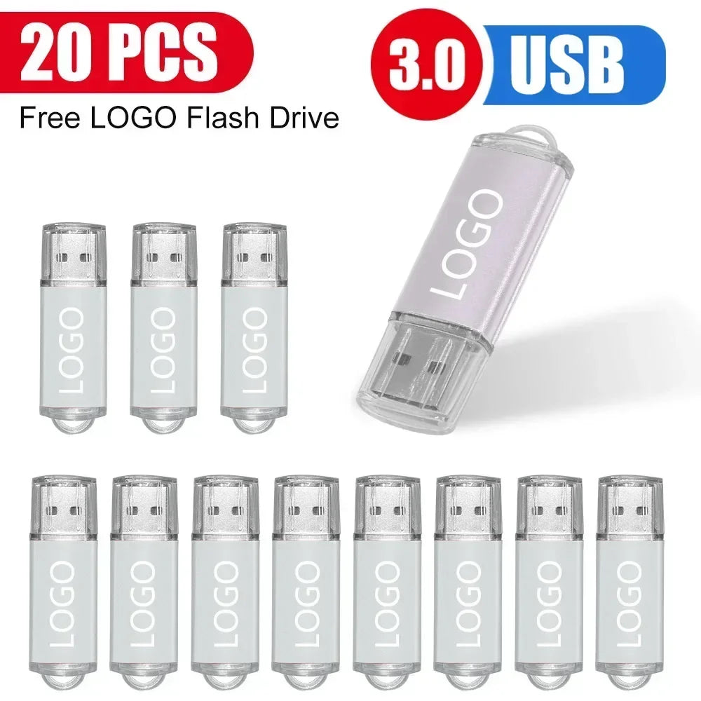10/20/50 unids/lote unidad Flash USB 3,0 nueva unidad de bolígrafo giratoria 8GB16GB32GB64GB logotipo personalizado gratis memoria Stick regalo de negocios creativo
