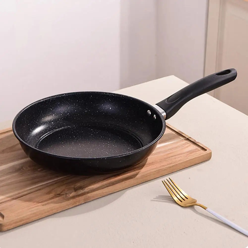 Sartén Antiadherente Mai Fan Shi para Freír en Casa, Sartén Individual para Freír Filetes, Sartén Multifuncional de Fondo Plano para Cocina, Olla de Hierro