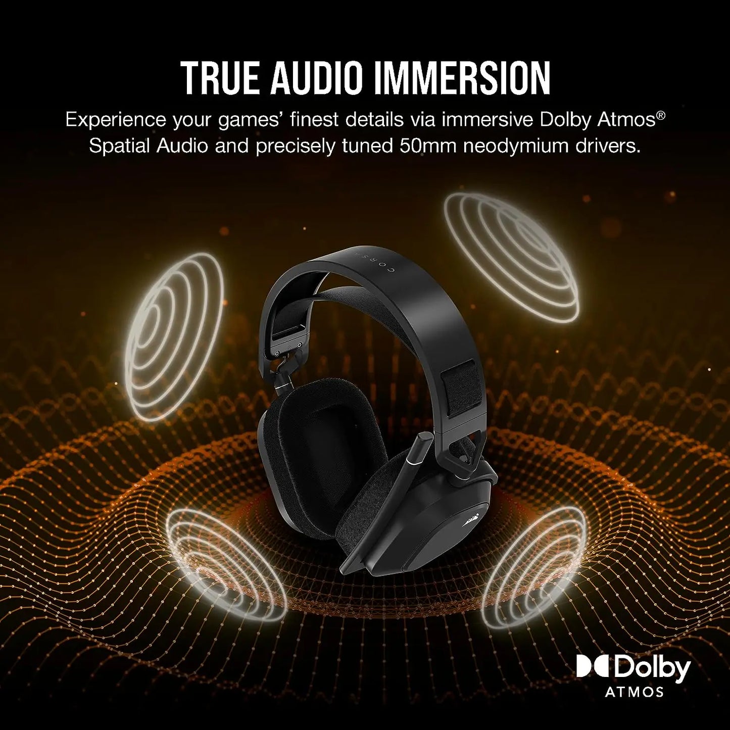 CorsairHS80 RGB inalámbrico/HS80 RGB con cable/Hs80MAx auriculares para juegos negros o blancos y CORSAIR RGB ST100
