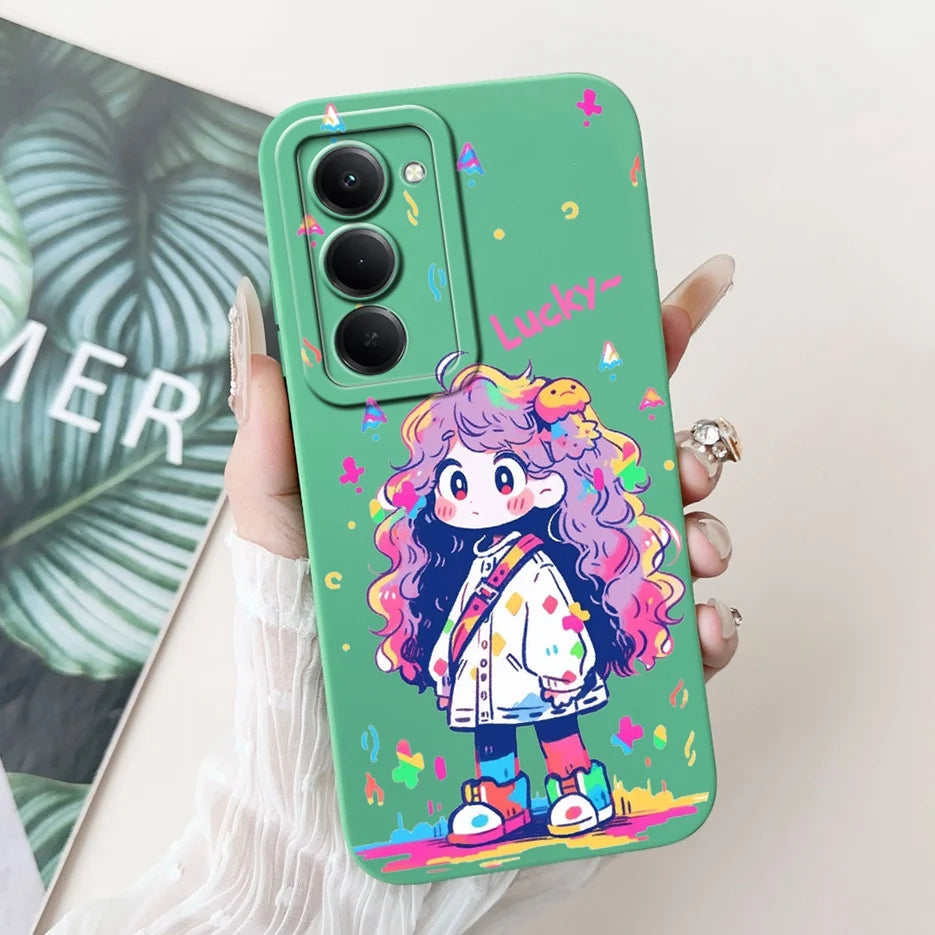 Para Xiaomi Redmi 15 4G 5G funda bonita Panda conejo funda de dibujos animados a prueba de golpes funda de teléfono para Xiaomi Redmi 15 5G Redmi15 4G bolsas suaves