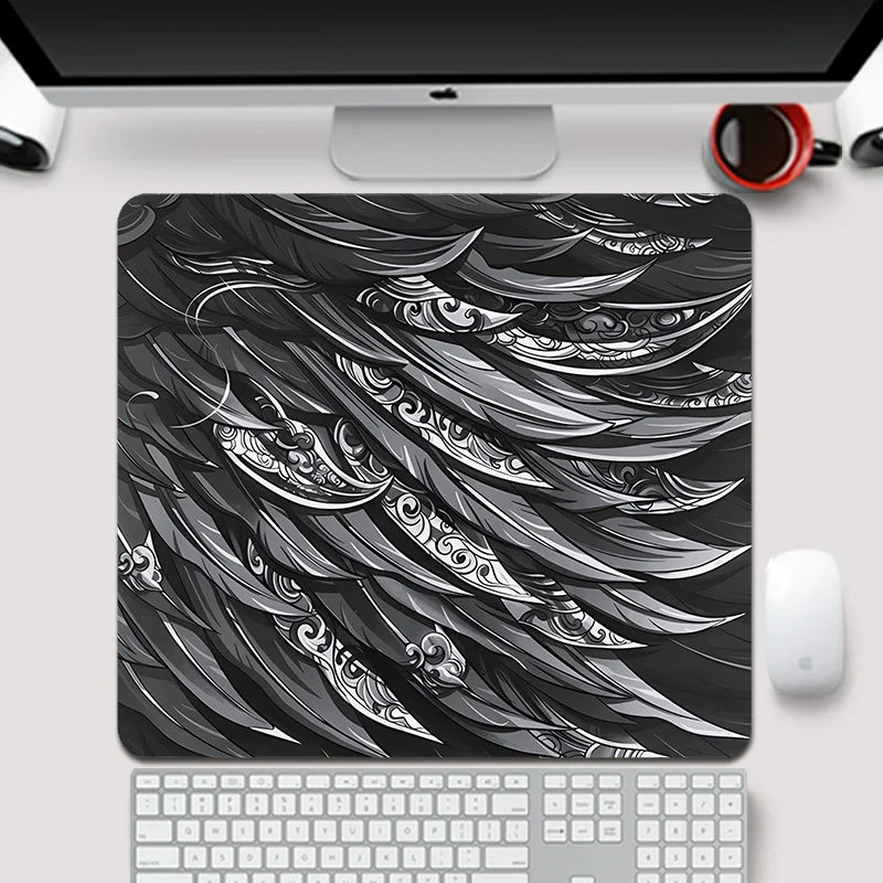 Alfombrilla de ratón de 450x400mm, alfombrillas para juegos, alfombrilla para jugador, PC, teclado de ordenador, alfombrilla de escritorio XL, accesorios de interior de oficina, alfombra antideslizante de goma