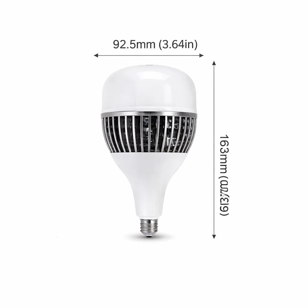 Bombilla LED E27 de alta potencia, 220V, luz superbrillante de ahorro de energía para el hogar, garaje, almacén, oficina, iluminación interior