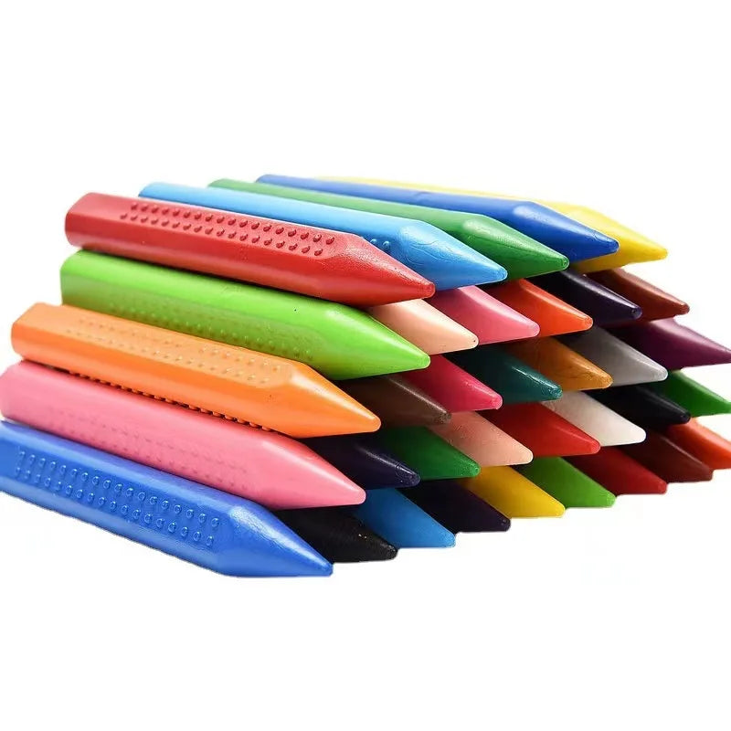 Crayón de cera de 12 colores, no se sucia las manos, crayones lavables, dibujo, pintura, palos de crayón, crayones de cera de colores, suministro de arte