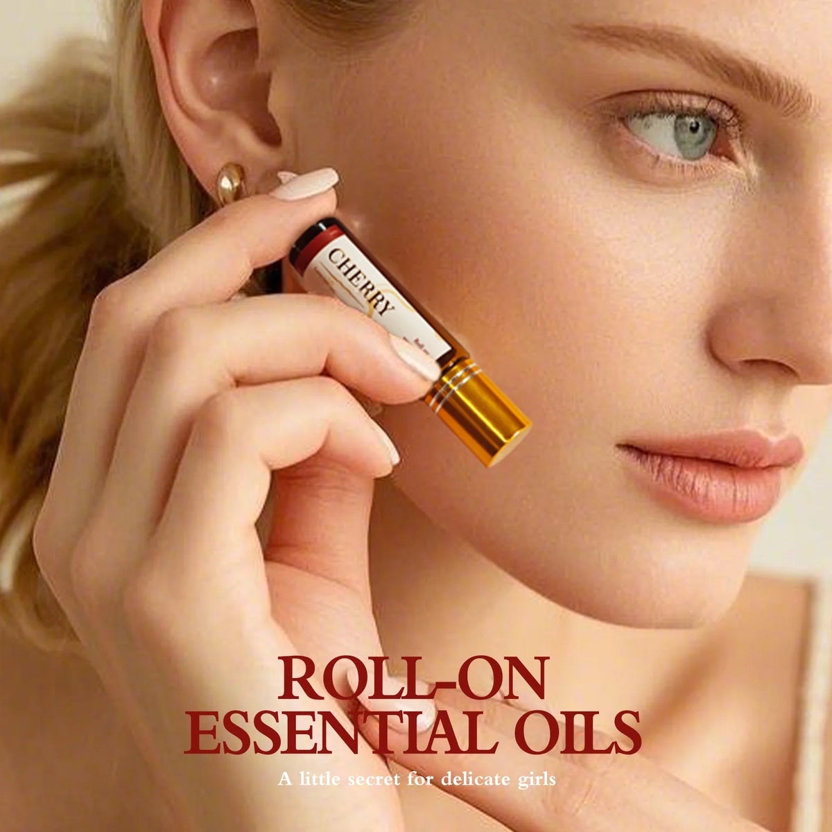 Aceites Aromáticos con Aroma a Galleta en Roll-On, 10ml - Aromaterapia Cálida para Comodidad y Relajación - Aroma Dulce a Repostería, Regalos en Tamaño de Viaje