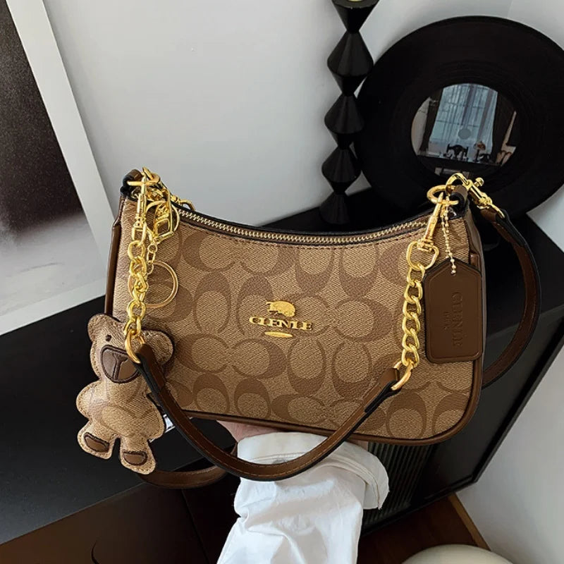 Bolso de mano de estilo de alta gama para mujer, nuevo modelo 2025, bolso cuadrado pequeño único y moderno, moderno, retro, simple y elegante, cr