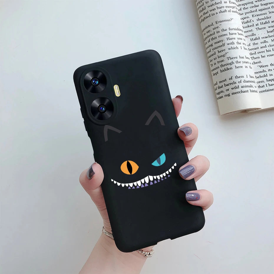 Funda de teléfono para Realme C55, Funda RMX3710, Funda trasera de silicona suave con dibujos animados bonitos para Realme C55 RealmeC55 Funda C 55 Coque