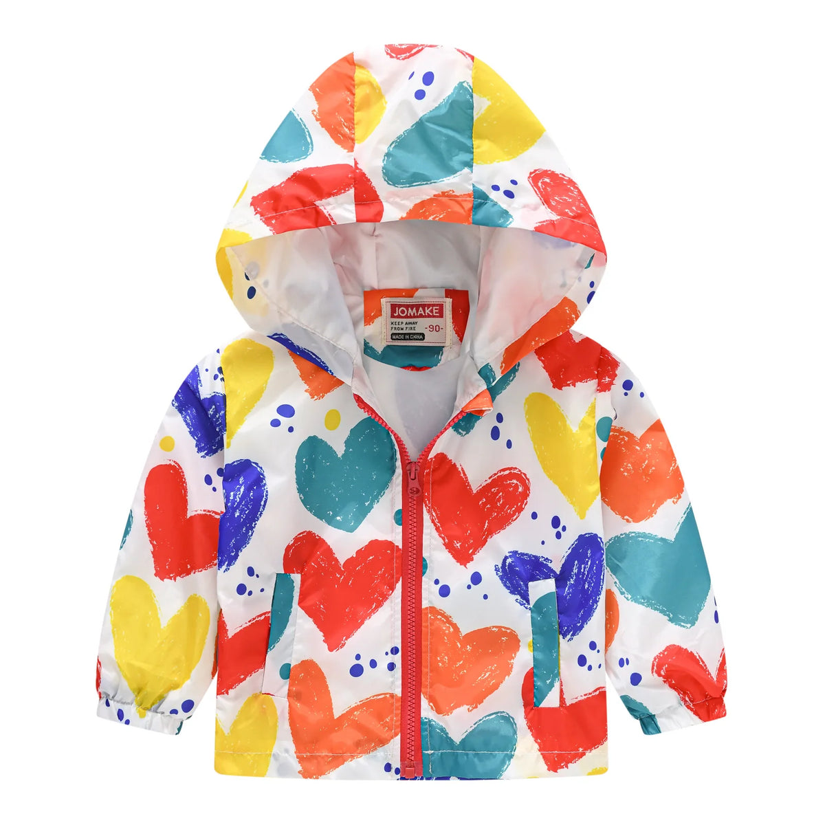 Chaqueta impermeable con capucha para niños y niñas, cortavientos con cremallera y estampado de dinosaurio de dibujos animados, a la moda, novedad