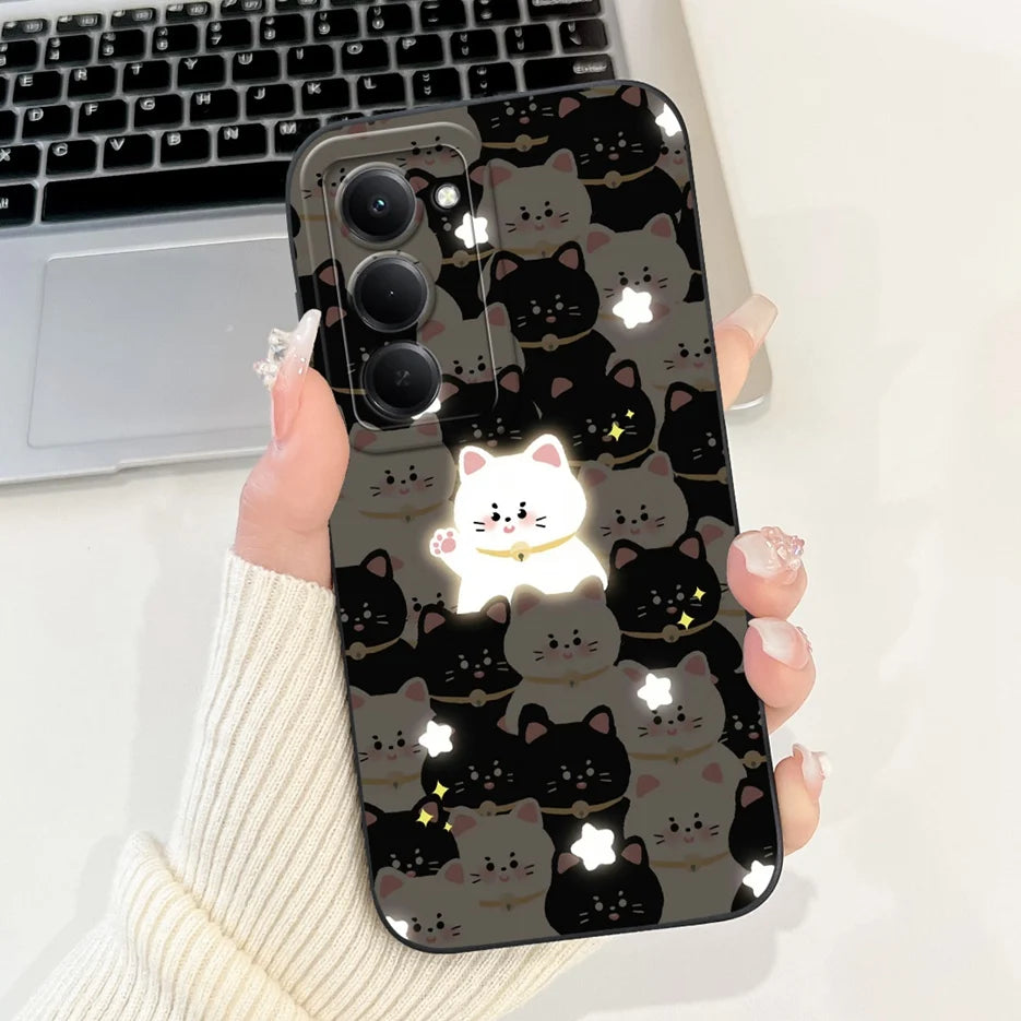 Para Xiaomi Redmi 15 4G 5G funda bonita Panda conejo funda de dibujos animados a prueba de golpes funda de teléfono para Xiaomi Redmi 15 5G Redmi15 4G bolsas suaves