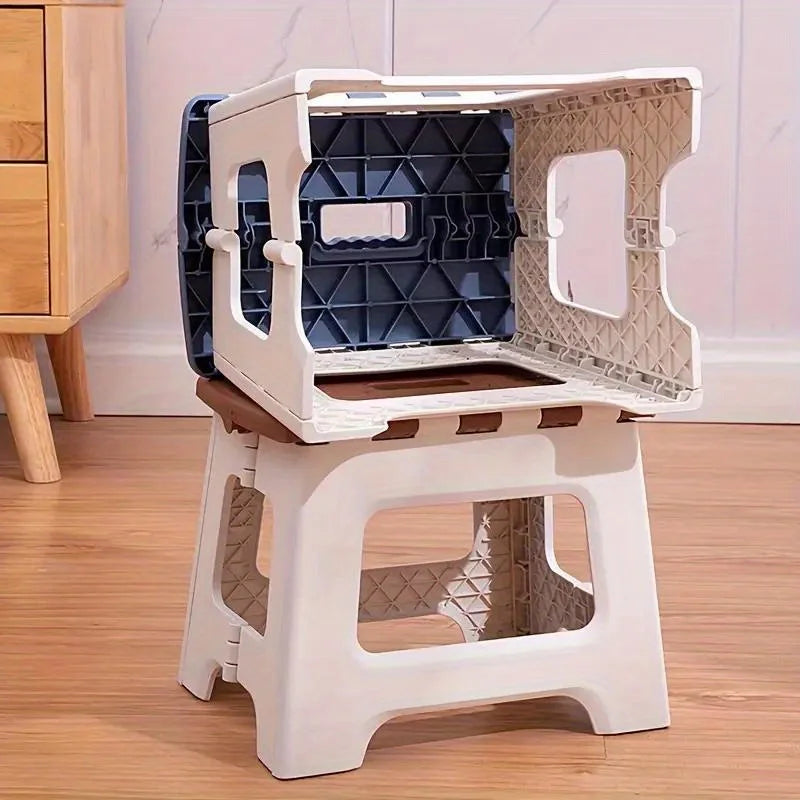 Stylish Portable Foldable Stool Durable Construction for Indoor Outdoor Use Compact Design Saves Space 10 Home Essentials