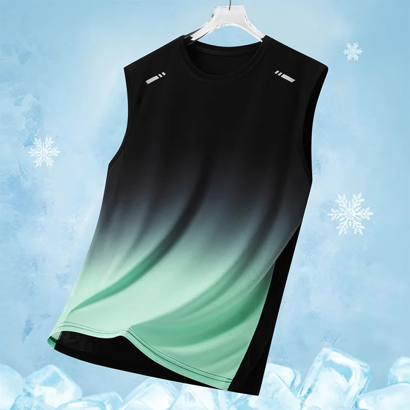 Chaleco de Verano de Secado Rápido para Maratón, Chaleco Deportivo Ligero y Transpirable para Hombre, Chaleco de Malla Absorbente de Humedad para Correr