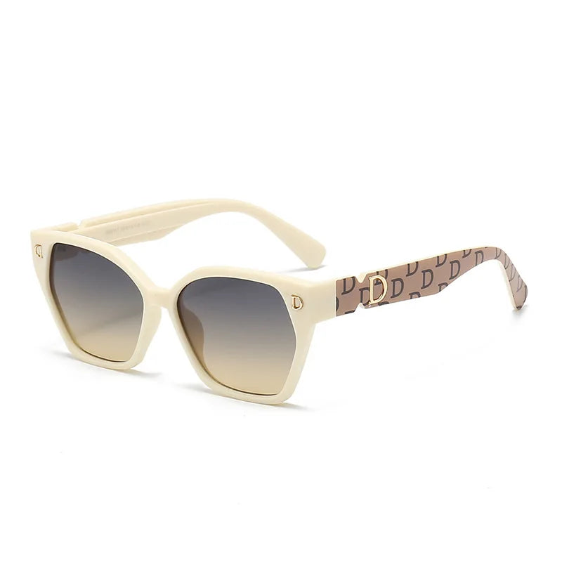 Nuevas gafas de sol de marca de lujo a la moda para mujer, gafas de sol elegantes con forma de ojo de gato para hombre, gafas de sol glamurosas para mujer, gafas de sol de moda para mujer
