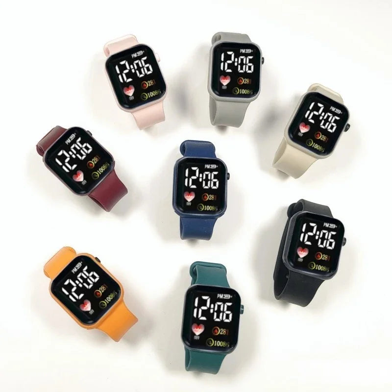 Reloj Electrónico LED 2026, Reloj Deportivo Digital a Prueba de Agua, Reloj de Pulsera Informal de Moda para Estudiantes, Uso Diario y al Aire Libre, Reloj para Mujer