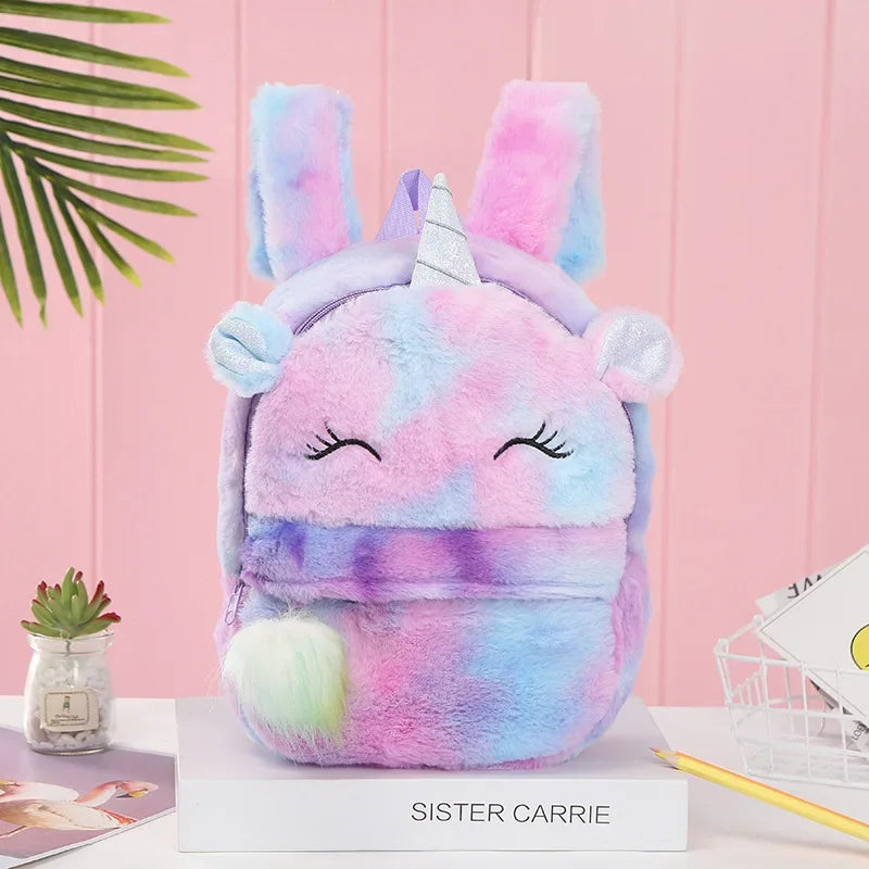 Mochilas escolares con dibujos de unicornios, mochilas bonitas de piel 3D a la moda para niñas, mochila de viaje, mochila escolar para niños, regalo para niños