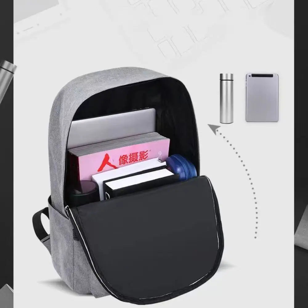 Mochila minimalista de moda para hombre, mochila versátil de gran capacidad para estudiantes, bolsa de viaje para ordenador, lavable, Unisex